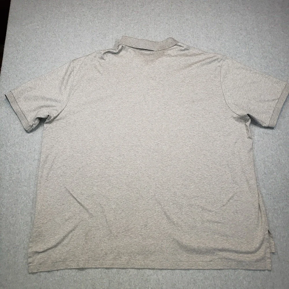 Polo Ralph Lauren Polo Shirt Mens‎ Gray Size 4XB Pima Soft Touch Short Sleeves